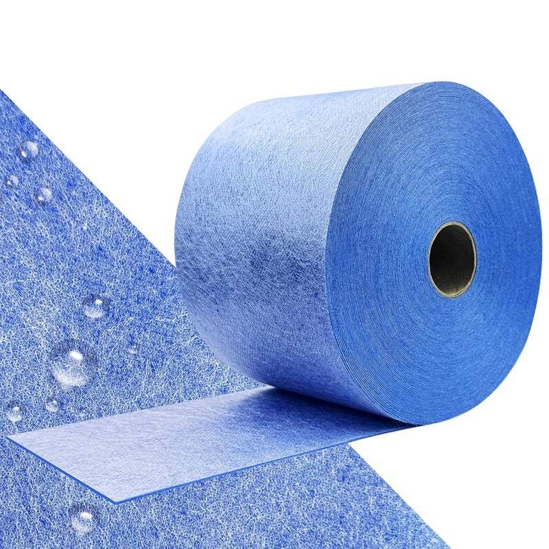 MAXKOSKO MAXKSOKO 98.4ft x 5in Upgraded Waterproofing Membrane Band 41 Sq Ft, PE Fabric Waterproof Seam Tape for Walls, Basement Corners and Floor Transitions, Tile Underlayment Membrane Roll for Bathroom - Image 1